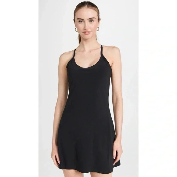 Outdoor Voices Black Tennis Dress Size Small With Liner - Picture 1 of 9